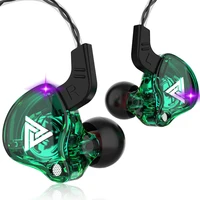 QKZ-Auriculares deportivos profesionales HiFi con controlador de cobre, audífonos internos para correr con micrófono, audífonos de música AK6 CK6
