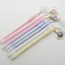 1 шт. подвеска кавайи гелевые ручки милый кот ручки Novely 0,38 мм нейтральные ручки для детей подарок школьные офисные принадлежности канцелярские принадлежности