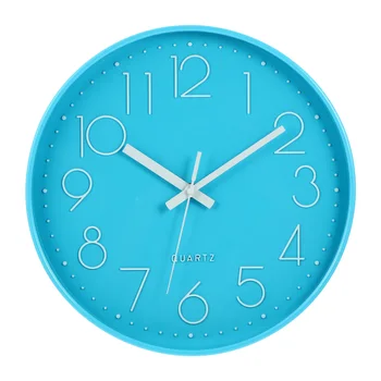 

1 Pc Clock Durable Professional High Quality Premium Simple Round Clock Creative Mute Clock Home Decor Supplies for Office