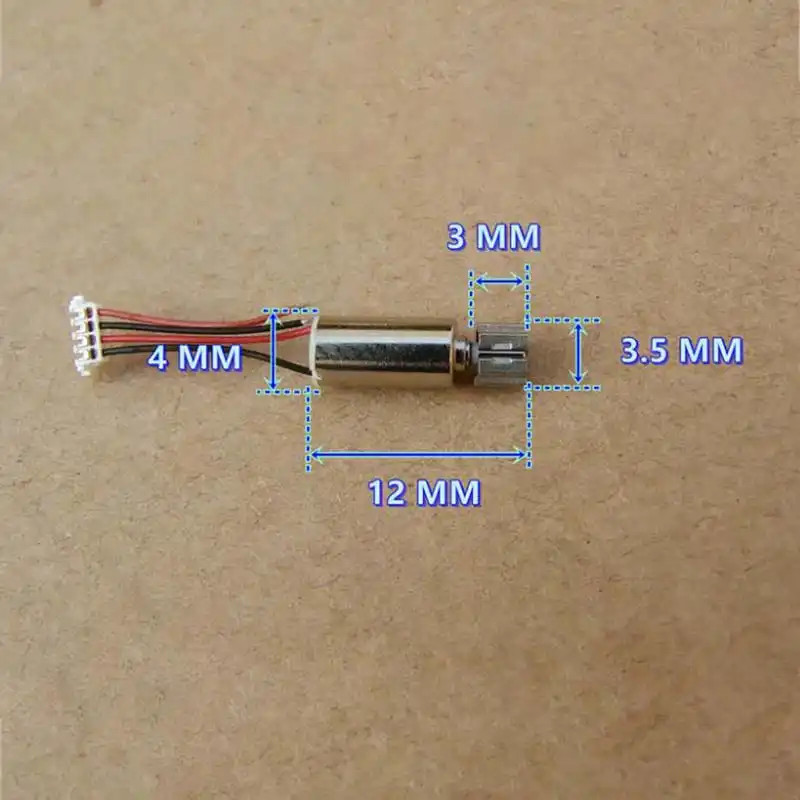 12Pcs DC 3 V 3800 tr//min Carré Téléphone Portable 0408 Vibreur Vibration Motor