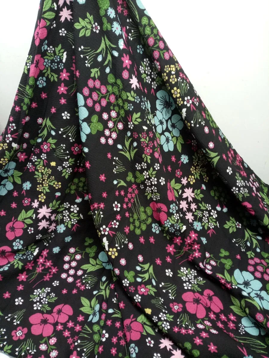 Fashion Dress Chiffon Floral Printed 