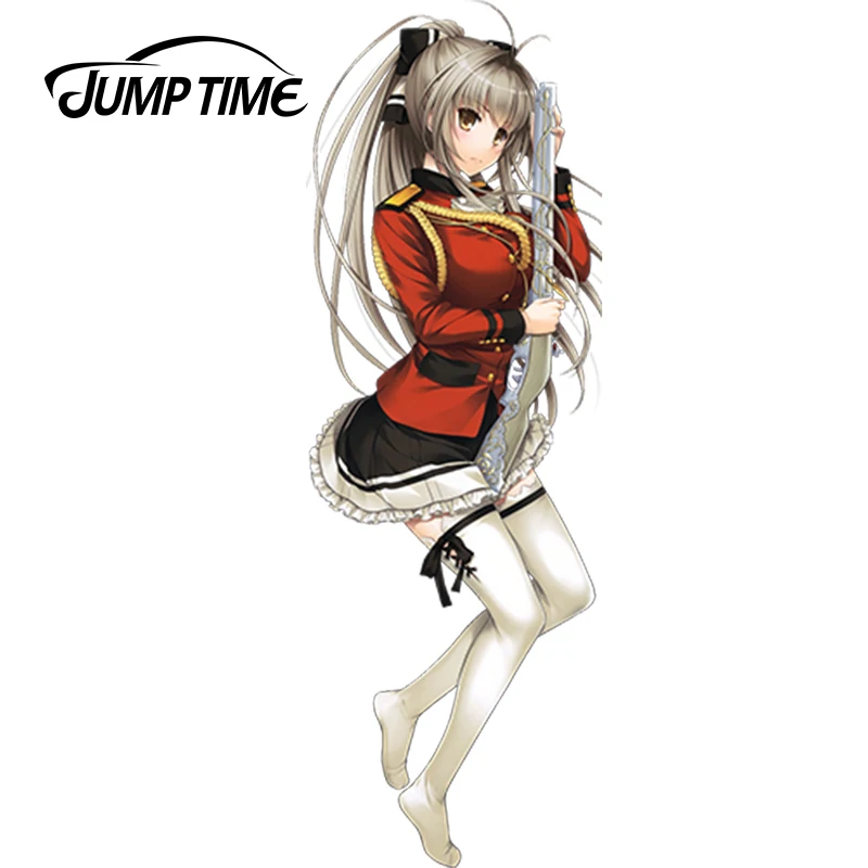 JumpTime 13 см x 4 5 автомобильный Стайлинг сексуальный Графический JDM Амаги Блестящий