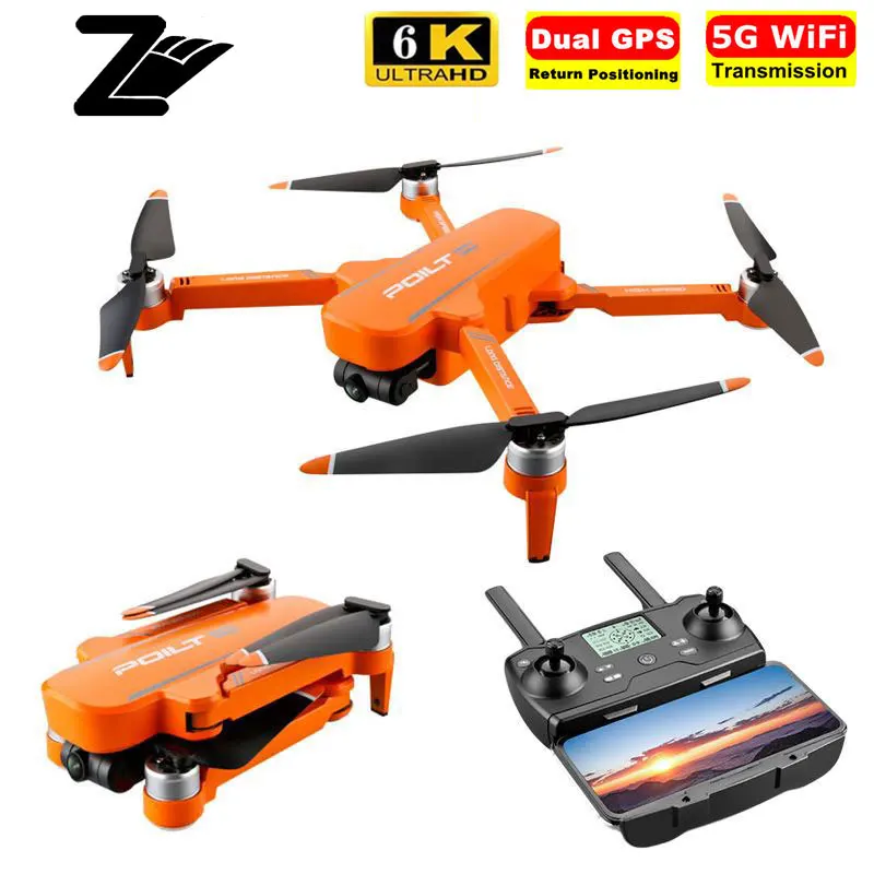 2020 Новый Дрон X17 с камерой 4K GPS профессиональный HD 5G WIFI FPV двухосевой карданный бесщеточный Радиоуправляемый