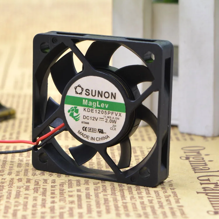 

SUNON Sunon KDE1205PFVX 5010 12V 2.0W 5CM 5cm Mute Cooling Fan