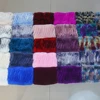 Women Handmade Stretch 100% Real Rex Fur Scarf Knit Genuine Rex Rabbit Fur Headbands Girls Real Natural Rabbit Fur Ring Scarves 5