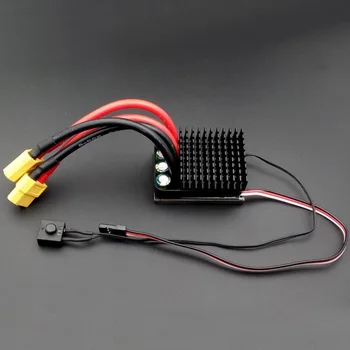 

640A 6S 14V-32V Bidirectional Brushed ESC Electrical Speed Controller fr Brush Motor DIY RC Differential Track Climbing Car Boat