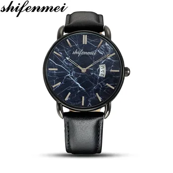 

Shifenmei Men's Watch Luxury Business Sport Watches Calendar Leather Strap Top Brand Casual Clock Wristwatches Relogio Masculino
