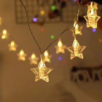 

40 LEDs Photo Clips String Light Star Shape Memory Show Party Wedding Proposing