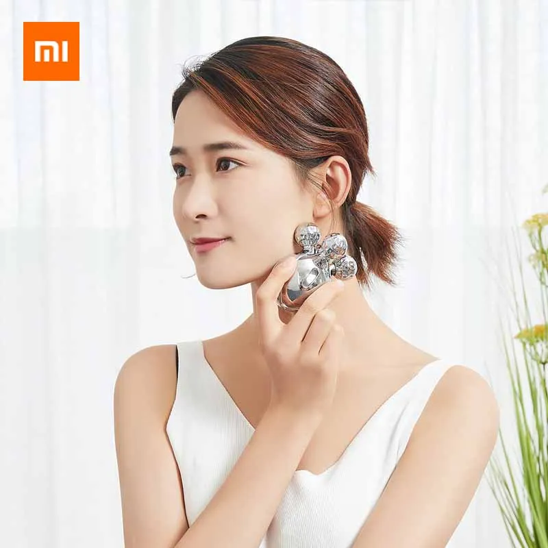 Xiaomi Momoda микротоковый ролик массажер солнечная панель спонтанный микроток всего тела лифтинг и Разминающий Массаж