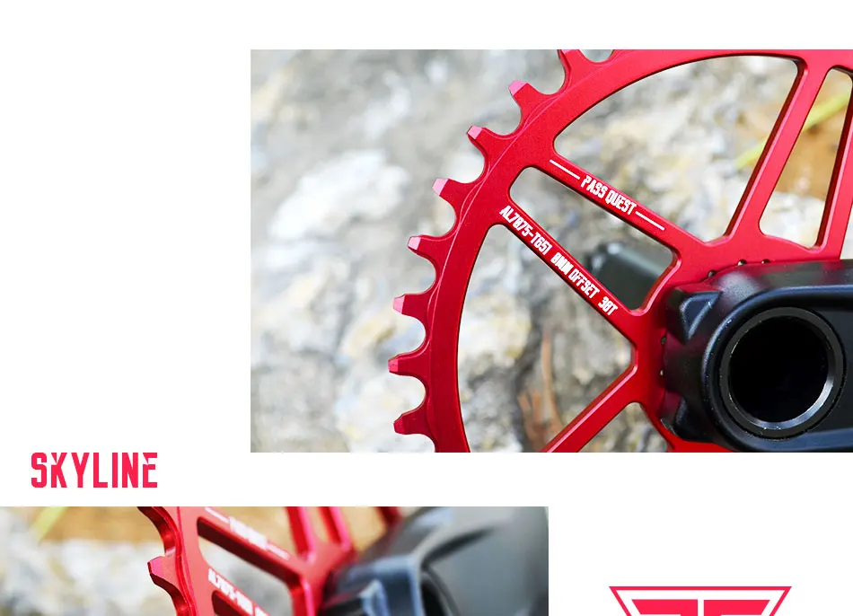 MTB горный велосипед цепное колесо для велосипеда GXP 38T 40T 42T цепное кольцо Сверхлегкий полый для GXP BB30 коленчатый Набор X1 X9 X0 XX1