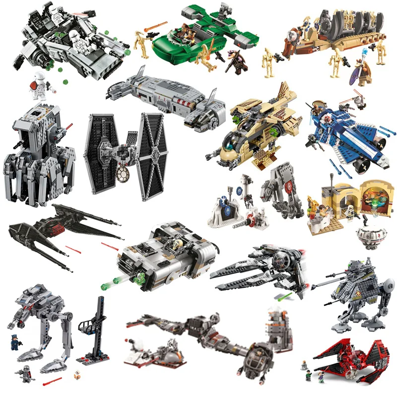 

10900 Star Wars Fighter Block Set Spaceship Model Starwars Building Brick Compatible Lepining Bricks Toys For Kids Gifts