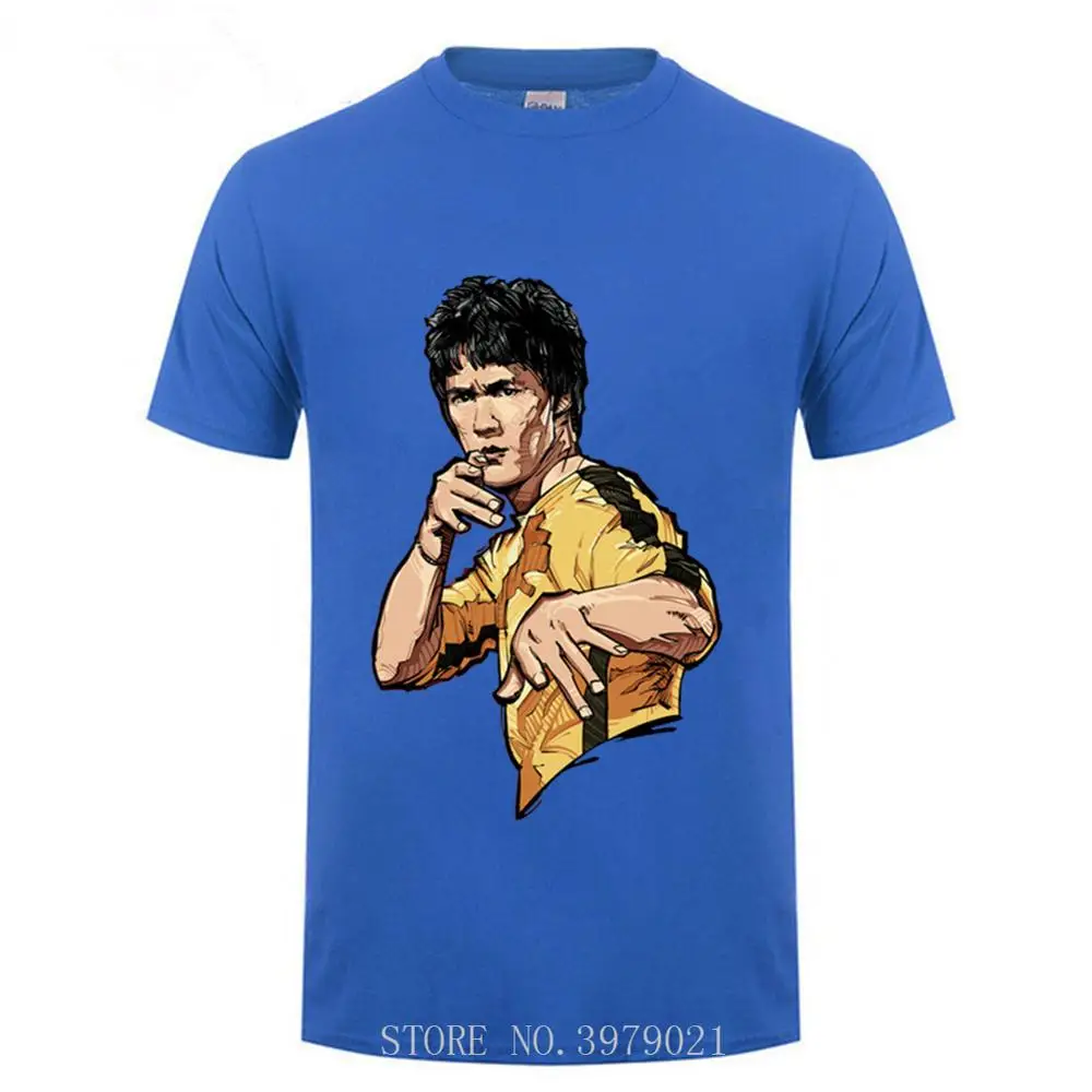 Kungfu Creator футболка с принтом Брюса Ли Nun для основателя ММА Мужская Топ Jeet Kune Do