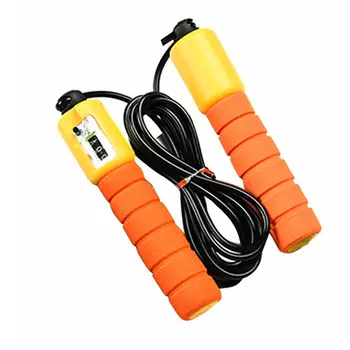 

adult figure skipping length can be adjusted Automatic counting meter Flexible soft plastic rope 1 pcs