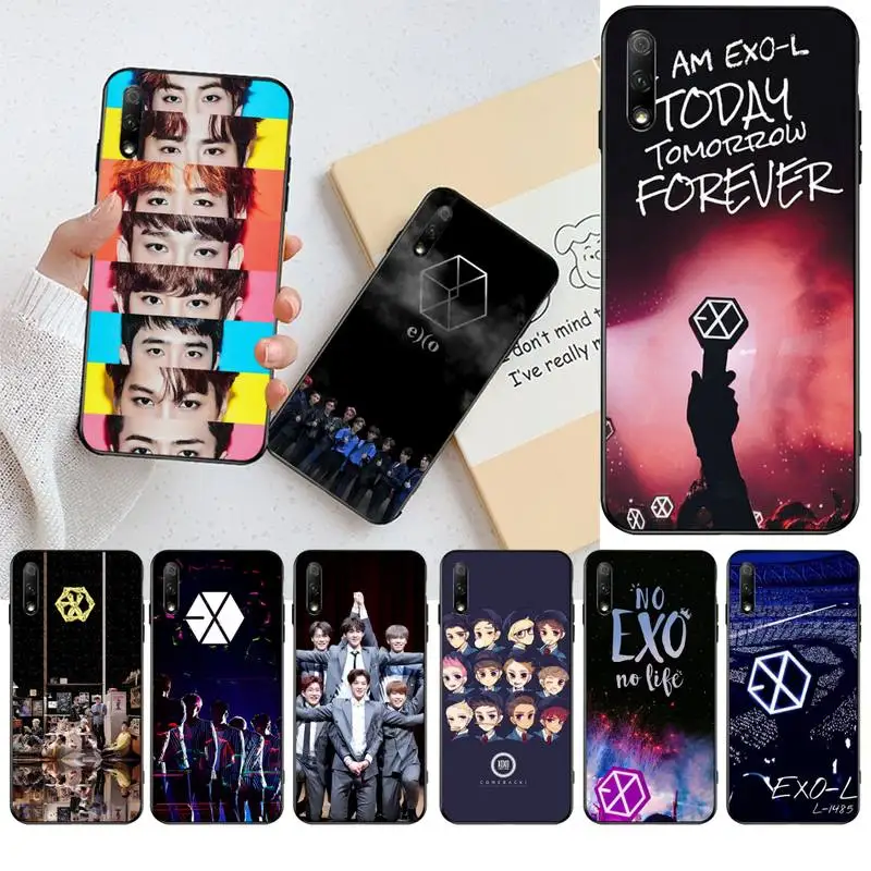

NBDRUICAI KPOP EXO Bling Cute Phone Case for Huawei Honor 20 10 9 8 8x 8c 9x 7c 7a Lite view pro