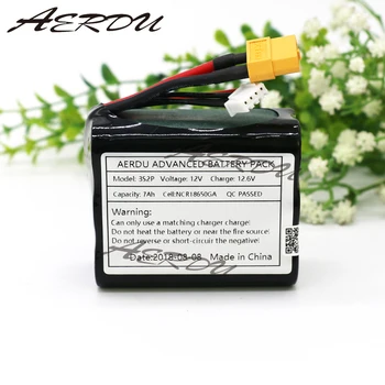 

AERDU 3S2P 7Ah 11.1V 12.6V lithium ion battery pack For NCR18650GA UAV 10.8V batteries Balance charger RC toy JST-XH XT60 20A
