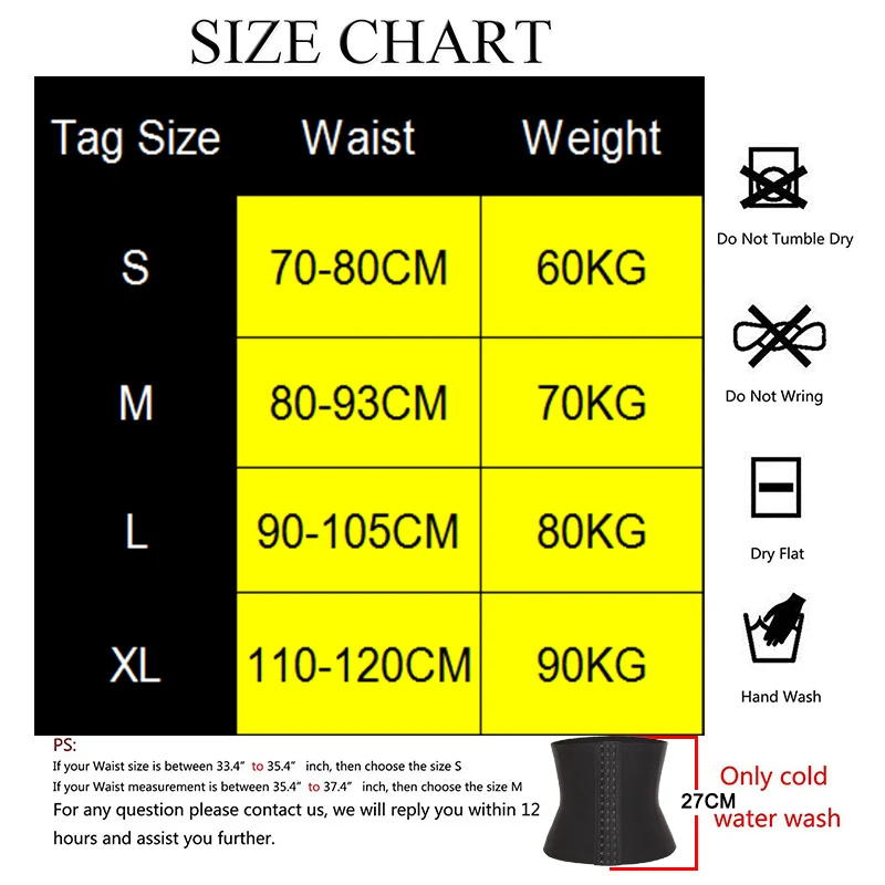 Men Slimming Body Shaper Waist Trainer Belt for Men Body Weight Loss Sweat Fat Burning Shaper Workout Trimmer Band Corset