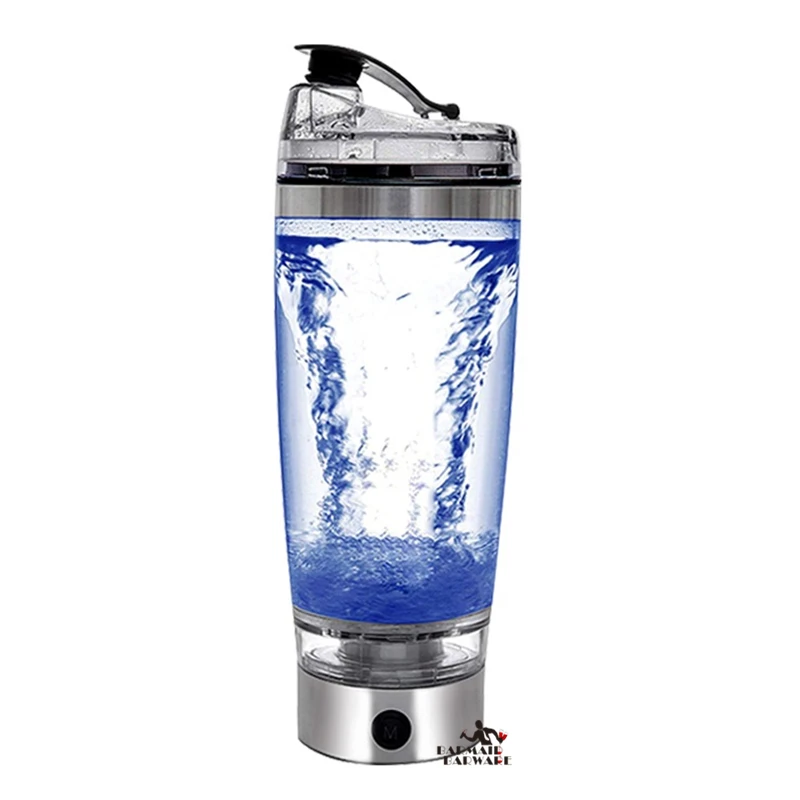 600ml Electric Cocktail Boston Shaker USB Automatic Protein Shaker Portable Movement Mixing Mixer Vortex Tornado My Water Bottle