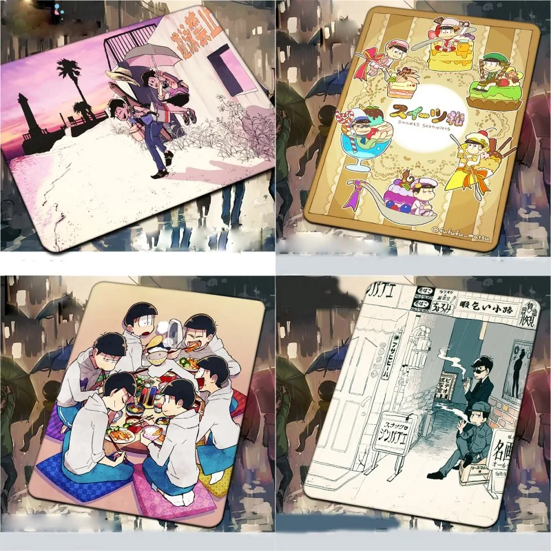 1pcs Anime Osomatsu-san Cartoon Printed Mouse Pad Mat Cosplay Prop Home Decor for Women Men Christmas Gift 26*21*0.5 cm | Тематическая