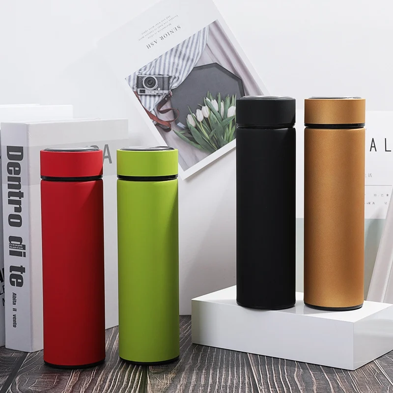 

Travel Coffee Mug, Double Walled Vacuum Stainless Steel Sports Water Bottle 500ml Vacuum Flask