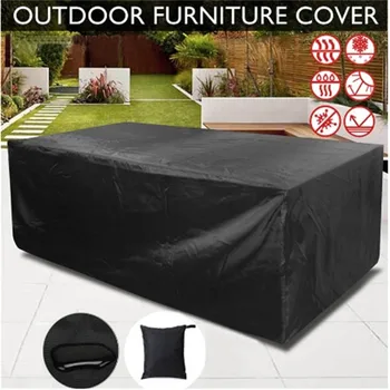

Outdoor Garden Dustproof Waterproof Furniture Cover Oxford Cloth Rain Snow Chair Covers For Sofa Table Chair Protective Cover