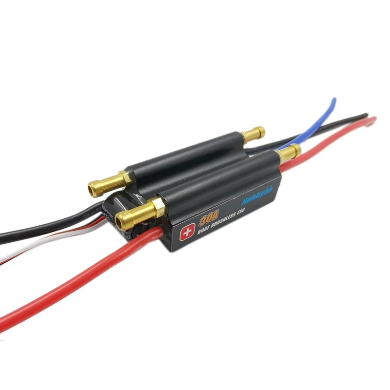 Rc лодка бесщеточный двигатель ESC 30A контроллер скорости Поддержка 2-6S Lipo BEC 5V/4A для