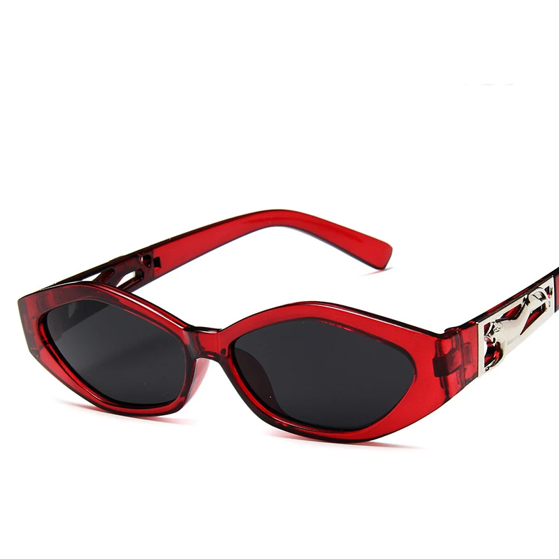 Zonnebril Dames солнцезащитные очки для женщин и мужчин, круглые винтажные Ретро солнцезащитные очки, фирменный дизайн, Hombre Oculos De Sol Feminino G128 - Цвет линз: C4 wine red grey