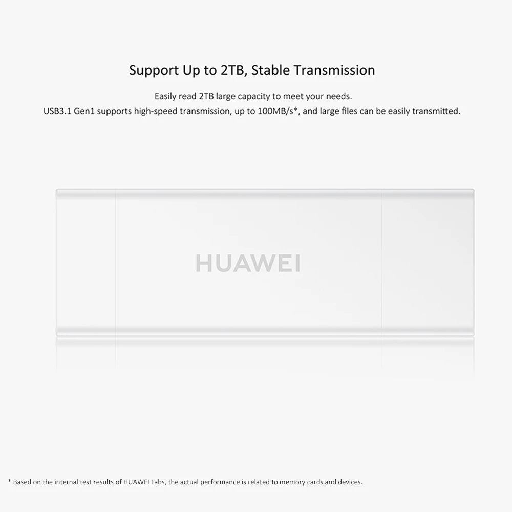 Для HUAWEI 2 в 1 устройство для чтения карт TF+ нм слот для карт памяти OTG с классическим дизайном 3,1 Тип-C Интерфейс компактный портативный считыватель карт для телефона из поликарбоната