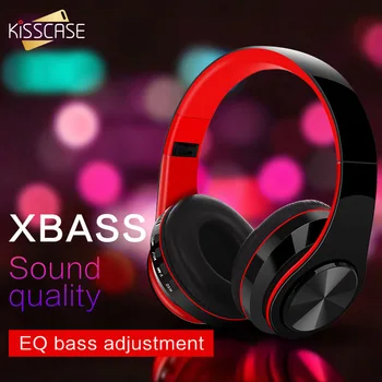 

KISSCASE Bluetooth Wireless Headphone Bass Stereo Surround Noise Concelling For Phone Tablet Wireless Bluetooth Headset over Ear