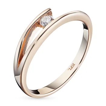 

A ring of red gold diamond e0201kts11134300