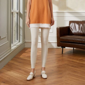 

The new fashion in 2020 100% pure cashmere leggings are versatile
