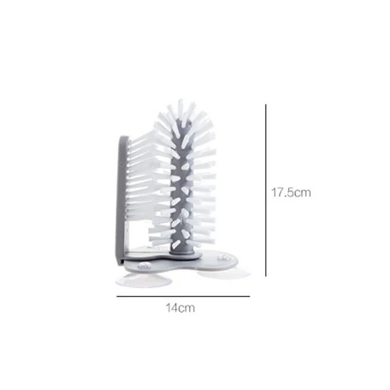 Креативная присоска декоративная чашка щетка для чистки стекла кухонная вращающаяся чашка для воды чайная чашка щетка вращающаяся чашка чайная чашка щетка
