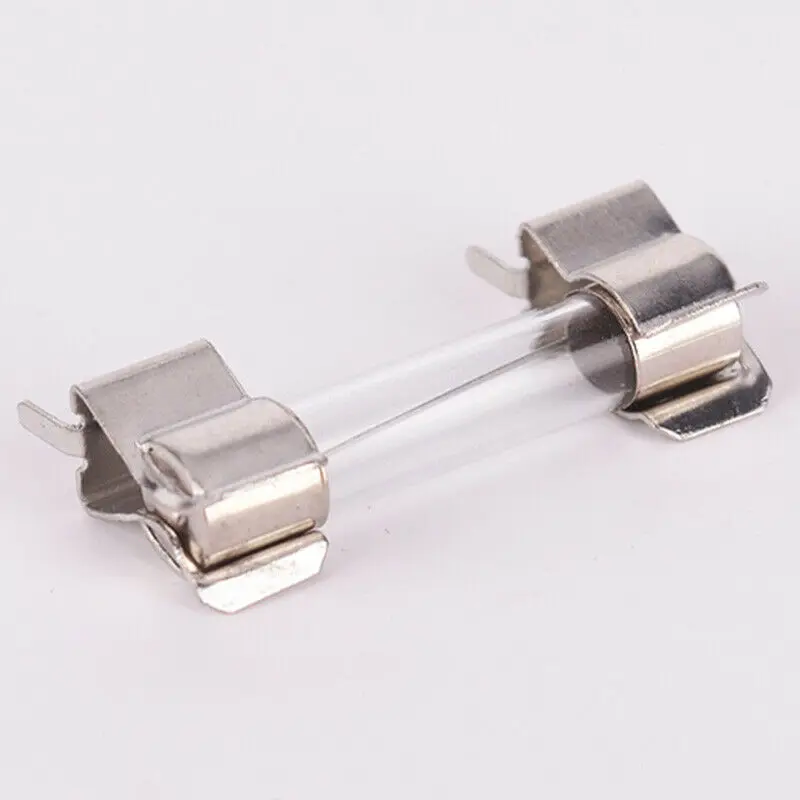 250V 6x30mm 0.5A-30A стеклянная трубка предохранители Ассорти комплект с 10x держатель предохранителя прочный