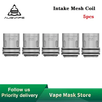 

5pcs Original AUGVAPE Intake Mesh Coil for AUGVAPE Intake Subohm Tank 0.15ohm/0.2ohm Mesh Coil Head Electronic Cigarette Coils