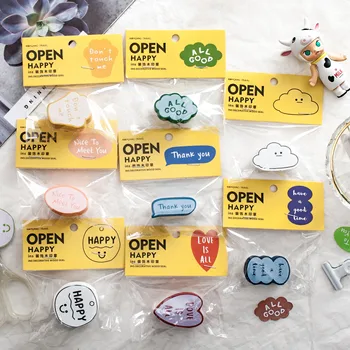 

Ins irregular decoration stamp wooden rubber stamps for scrapbooking stationery DIY craft standard seal