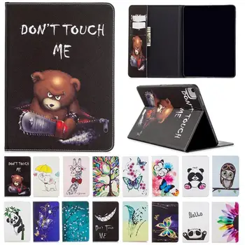 

PU Leather Case for iPad Pro 12 9 Case 2020 2018 Cute Panda Owl Smart Folio for i Pad iPad Pro 2020 4th Generation Case Cover