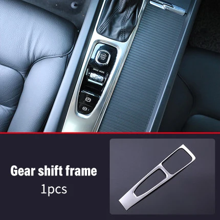 Для Volvo XC60 2010- ABS Хромированная Шестерня сдвижной каркас 1 шт - Цвет: Gear shift frame