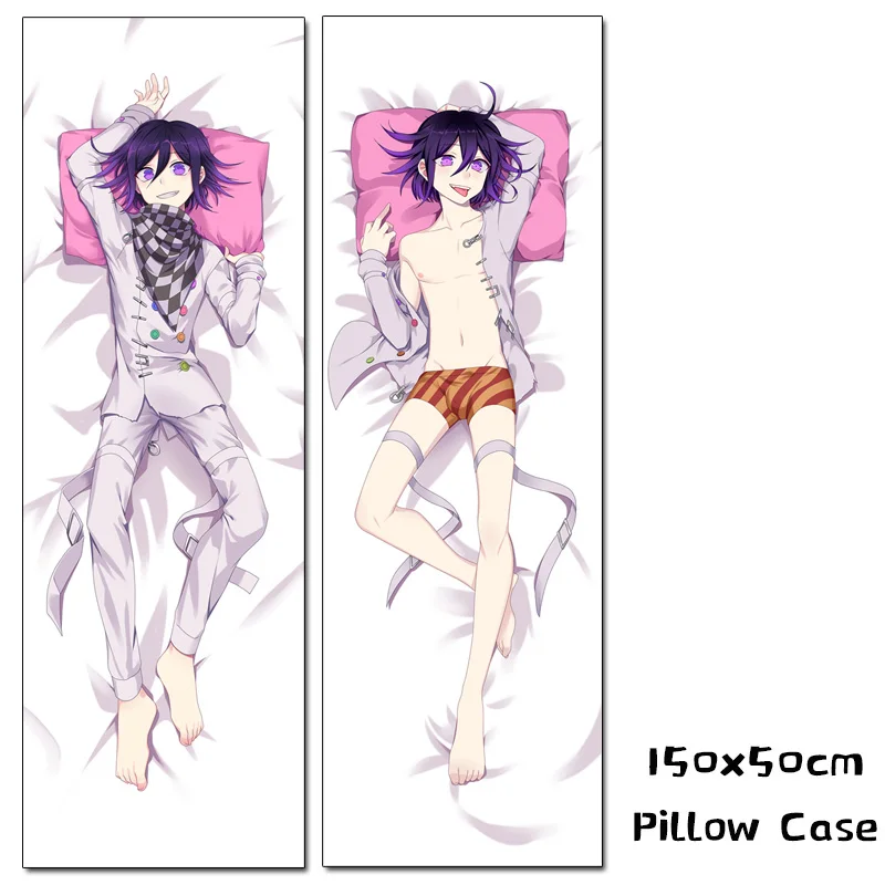 Аниме Danganronpa ума Kokichi Dakimakura обниматься тела Чехол Naegi Макото Косплэй Наволочка 150x50