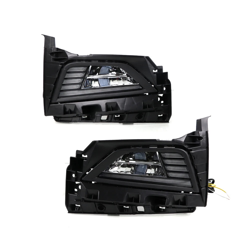 3 цвета светодиодный дневный ходовой светильник DRL для VW Polo+ автомобильная лампа в сборе с динамическим сигналом последовательного поворота+ синий режим