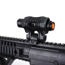 20mm Five Gear Fishbone Flashlight Clip Guide Rail Helmet Flashlight Bracket