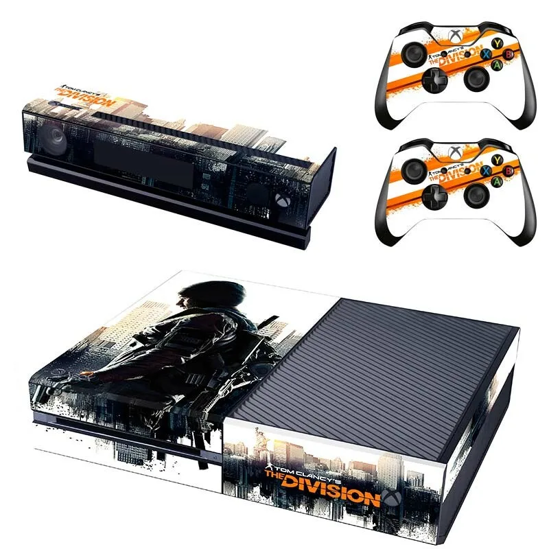 GSTM0217 Tom Clancy's The Division 2 стикер s для xbox one Наклейка на кожу Стикеры для xbox one консоль Kinect два контроллера Скины - Цвет: GSTM0217