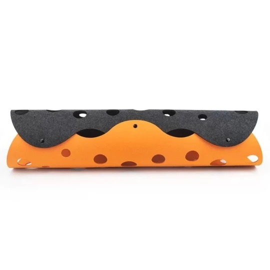 Dark gray and Orange