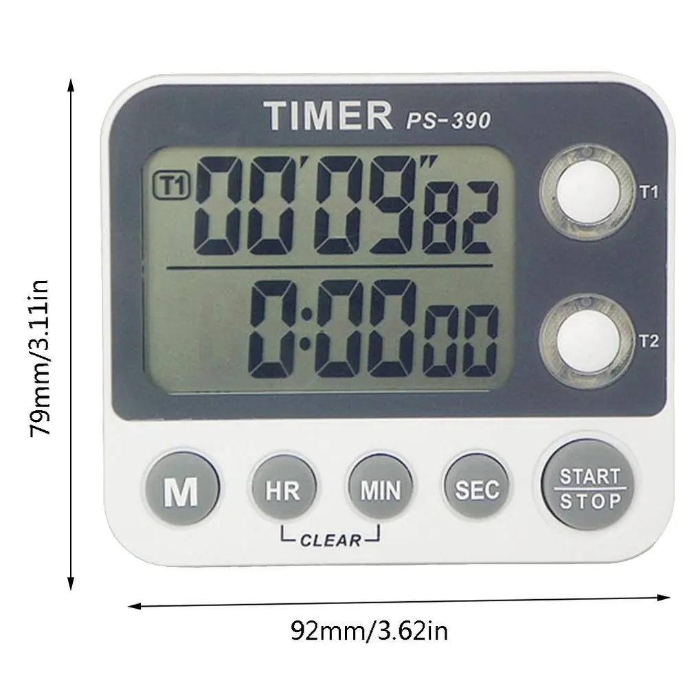Cooking Timer With Loud Alarm Large LCD Display Cooking Timer Magnetic Digital Kitchen Countdown Timer