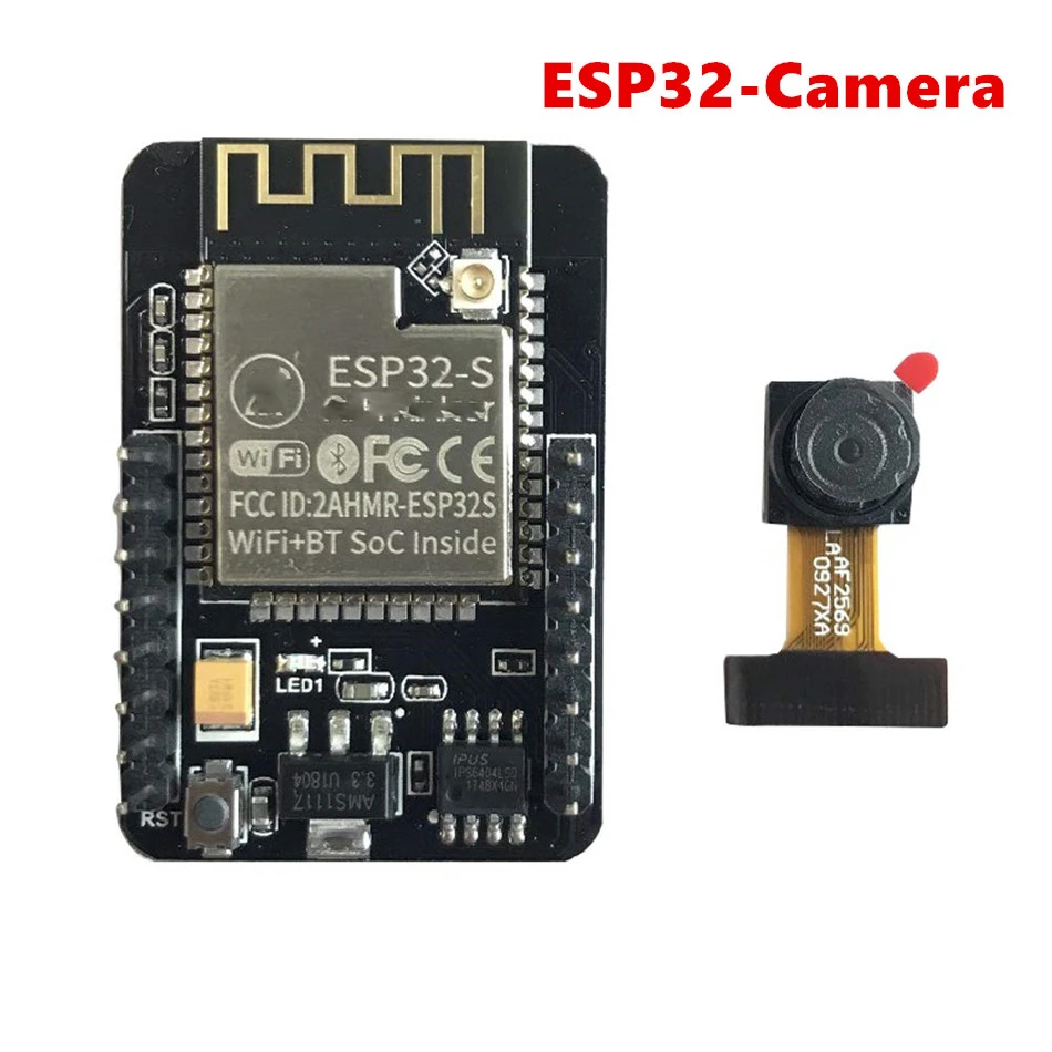 Module de Caméra ESP32-CAM Carte de Développement de Caméra WiFi BT ESP32 Avec Module de Caméra pour CPU Double Cœur 32 Bits de Processeurs D/'application