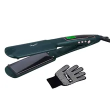 

CkeyiN Professional Temperature Adjustable Flat Iron Ceramic Hair Straightener Wet Dry Dual Use Straightening Iron LCD Display