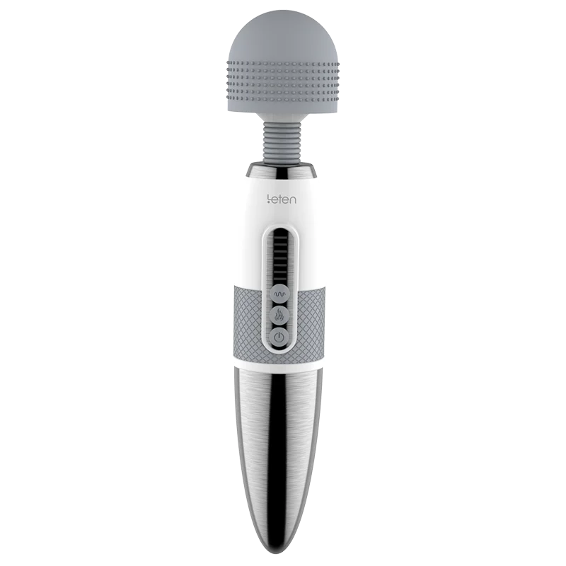 Tanie 2019 nowy Leten wibrator sex zabawki dla kobiet potężny duża główka magiczna różdżka masażer akumulator Sexo ogrzewanie AV wibrator dla kobiet