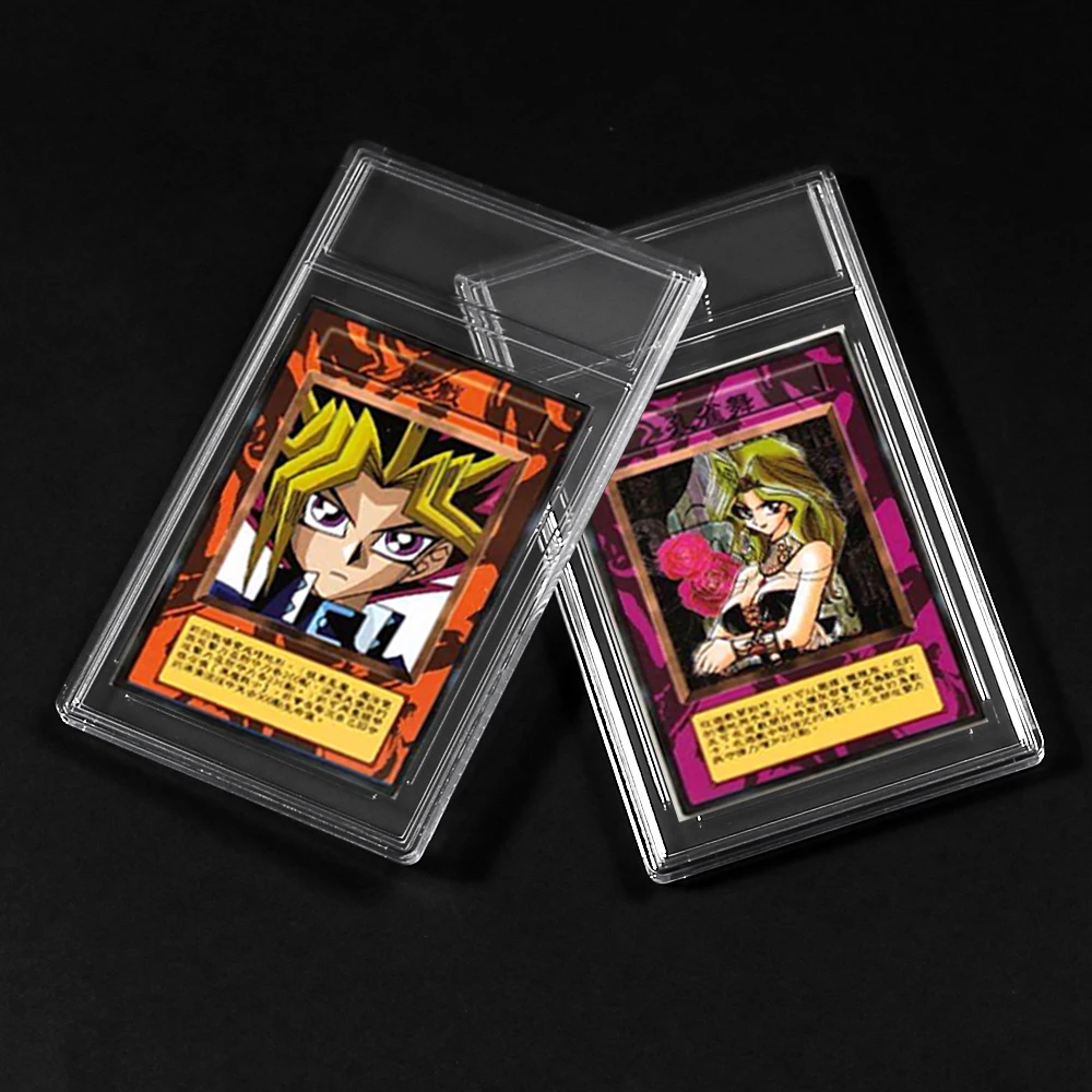 Acrylic Jumbo Game Star Card psa Slabs Case Professional Grading Playing Card Plastic Slab Sleeves Holder Ultrasonic Type