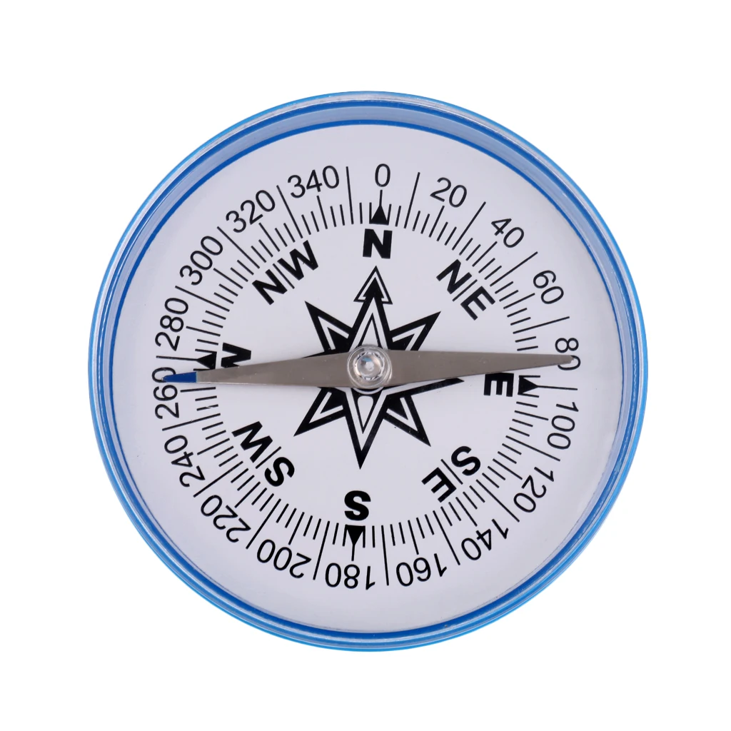 Blue Plastic Extra Large Round Directional Compass With 100mm Diameter