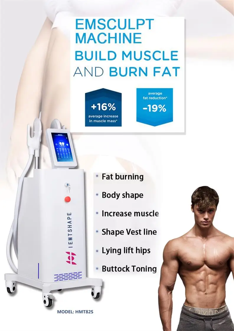 

HIEMT ELECTROMAGNET TONED ABS IN 30 MINUTES Burn Fat Build Muscle Noninvasive Body Sculpting Slim Machine