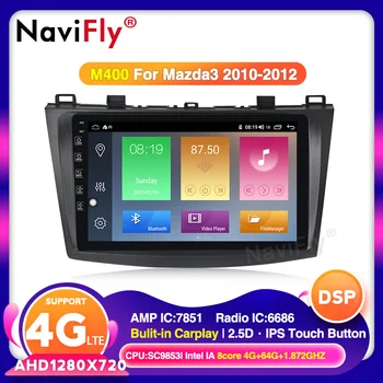

Free shipping Android 10 For Mazda 3 2004 - 2012 maxx axel Car radio multimedia Player GPS Navigation WIFI Auto 4G WIFI Canbus