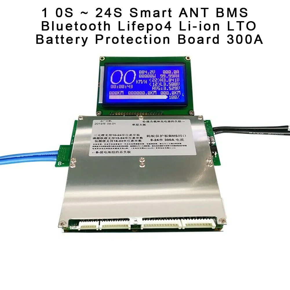 10S ~ 24S Smart ANT BMS Bluetooth Lifepo4 литий ионный аккумулятор лто Защитная панель